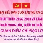 Đại hội XIV của Đảng: 5 quan điểm chỉ đạo lớn để thực hiện mục tiêu phát triển 2026-2030 và tầm nhìn 2045